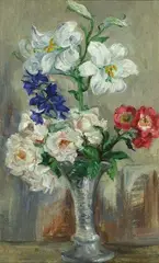 Dorothy Duval, Lilies, Oil on canvas