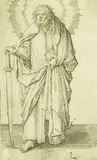 Lucas van Leyden, Apostle, Etching