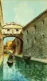 G. Bertuzzi, Venetian Boats, Watercolor