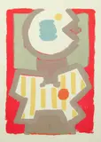 Jacob Kainen, Fabizio, Color lithograph