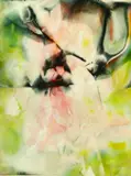 Sam Gilliam, Abstract: Pinks, Watercolor and pastel