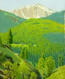 Robert Morson Hughes, Abries, Oil on board