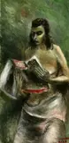 Alexander Brook, Nude Model Reading, Oil on canvas