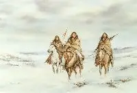 Howard Rees, Crossing the Flats, Watercolor
