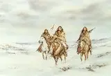 Howard Rees, Crossing the Flats, Watercolor