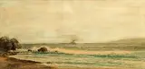 American School, Ship Off Coast
