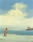 Richard Maitland, GROUP OF 6 PAINTINGS MAINLY DEPICTING BEACH SCENES, each signed, Oil on board. - Smallest: 10 in. x 8 in