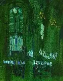 Mary Laughlin, Funeral Mass, Oil on canvas
