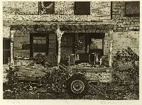 Martin Levine, Untitled, THE PORCH, signed and dated 1972 , and numbered 11/27 Lithograph