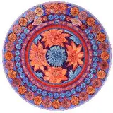 Lawrence Chvotzkin, Floral Graphic, Watercolor and ink on paper. - The first, sight: 24 in diameter; the second, sight: 25 1/2 x 15 1/2 in