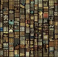 Frank Kulesa, Urban Patterns, Acrylic on masonite