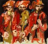 Jules Maidoff, Three Musicians, Oil on canvas