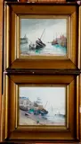 D. Martin, PITTERWEEM HARBOUR AND MORNING GRAIL: TWO WORKS, the first: signed and titled lower right, Watercolor