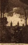 Sir David Young Cameron, The Towers of Charterhouse, GODALMING, etching