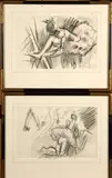 Valery Kosorukov, SLEEPING BEAUTY SERIES: TWO WORKS, both signed lower right, Pastel on paper