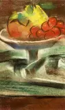 Emil Holzhauer, Bowl of Fruit, Pastel