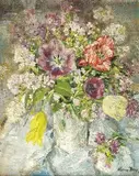 Horace Day, Spring Flowers, Oil on canvas