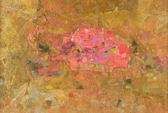 Gladys Goldstein, Untitled, ABSTRACTS: TWO WORKS, mixed media