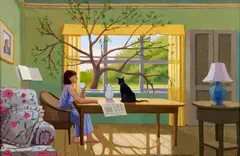 Katherine Freeman, Long Mornings, Oil on canvas