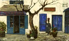 Manes Lichtenberg, Cadeques, Oil on canvas