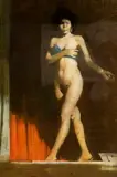 Burt Silverman, Ritual Dance, Pastel