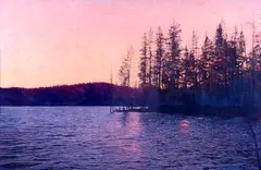 David Gallegos, Northwest Lake, Watercolor
