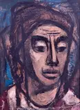 Leonard Flettrich, Portrait of a Woman, Oil on canvas