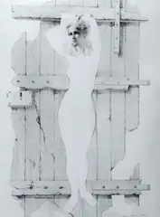 Jean-Paul Cleren, Porte Trouée, Graphite on paper
