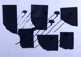 Menashe Kadishman, Happy Peasach, Lithograph
