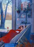 Jane Eakin, Sieste, Oil on canvas