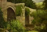 Charles Waldo Adin, Stone Bridge, Oil on canvas