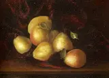 American School, Pears on Red Velvet