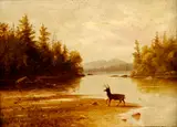 American School, Adirondack Landscape with Deer