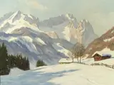 Erwin Kettemann, Mountain Landscape in Winter