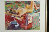 Bob Graham, Reclining Nude, Watercolor on paper