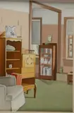 Laura Shechter, Interior I, Oil on board