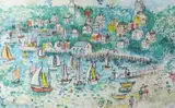 Charles Cobelle, Nantucket Harbor Scene