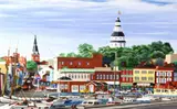 Spencer Ellis, "Ego Alley," Annapolis, Oil on canvas