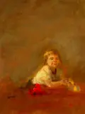 Seymour Remenick, Cathy and Toys, Oil on board