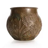John Pearson, Newlyn School polished copper urn