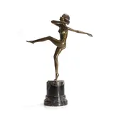 Josef Lorenzl, Art Deco patinated bronze figure