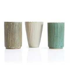 Arne Bang, Group of three stoneware vases, c.1930