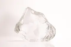 John Orwar Lake, Glass 'Iceberg' or sculpture, c.1960