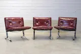Olivier Mourgue, Set of three French 'Joker' lounge chairs