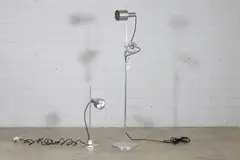 Peter Nelson, 'FA2' polished aluminium twin floor lamp