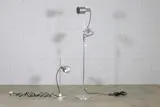 Peter Nelson, 'FA2' polished aluminium twin floor lamp