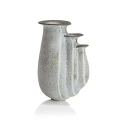 Stoneware vessel by Mary Rogers, sold Oct 2024