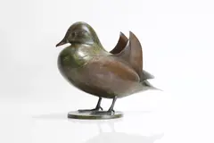 Geoffrey Dashwood, 'Mandarin Duck', patinated bronze