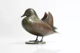 Geoffrey Dashwood, 'Mandarin Duck', patinated bronze