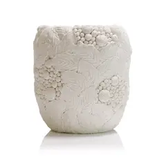 Hitomi Hosono, 'Cornus Kousa Vase', 2023, carved and hand-built porcelain with dense floral decoration
